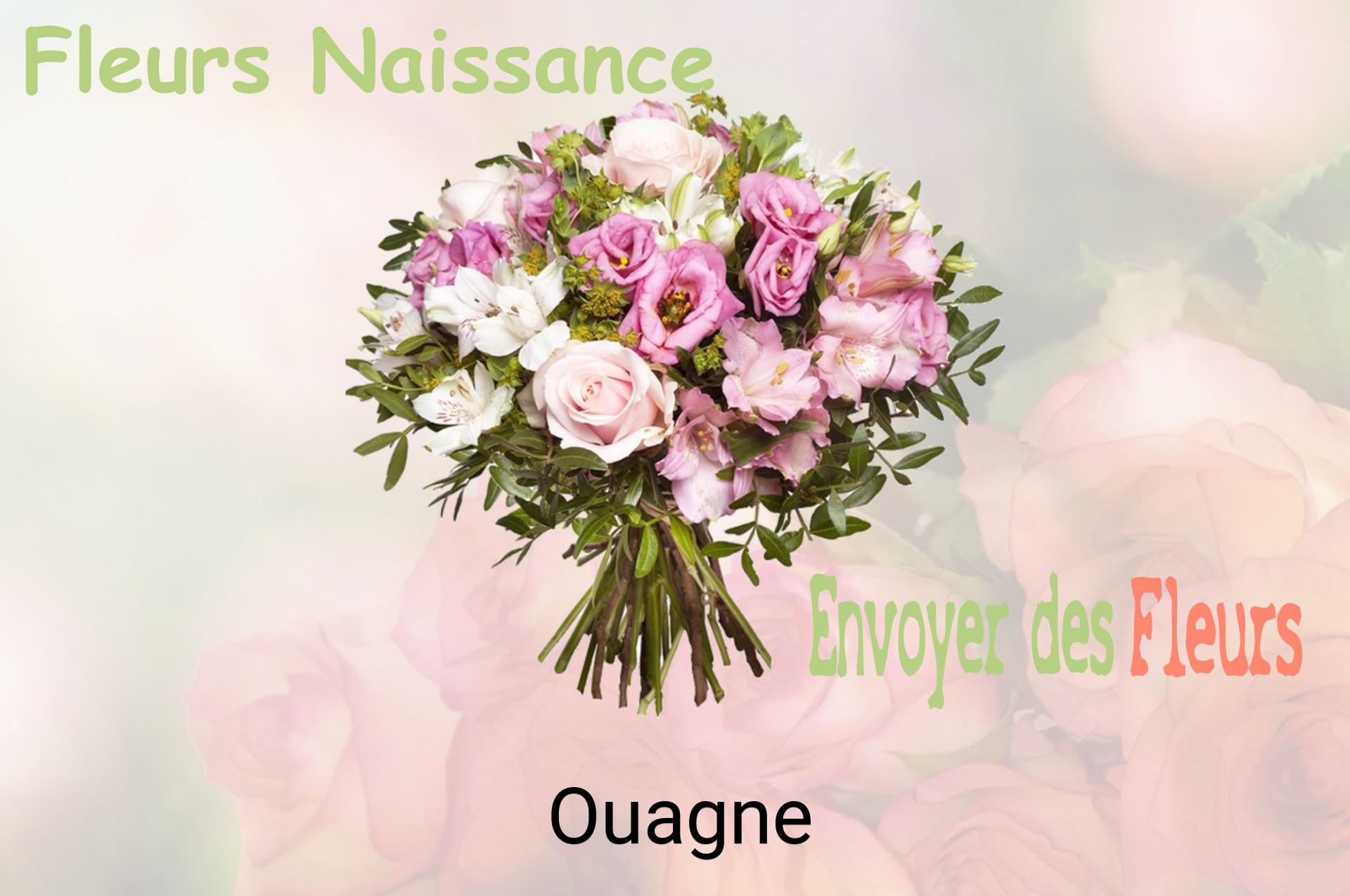 Bouquet de fleurs de naissance livré à Ouagne